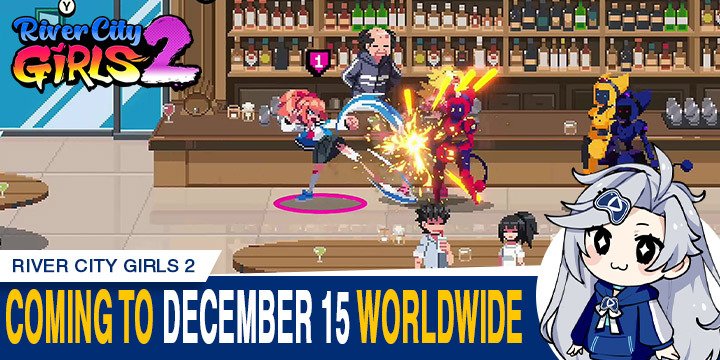 River City Girls 2, River City Girls II, River City Girls Two, Way Forward, Arc System Works, PS4, PS5, PlayStation 4, PlayStation 5, Nintendo Switch, Switch, release date, trailer, screenshots, Japan, Asia, update, worldwide release