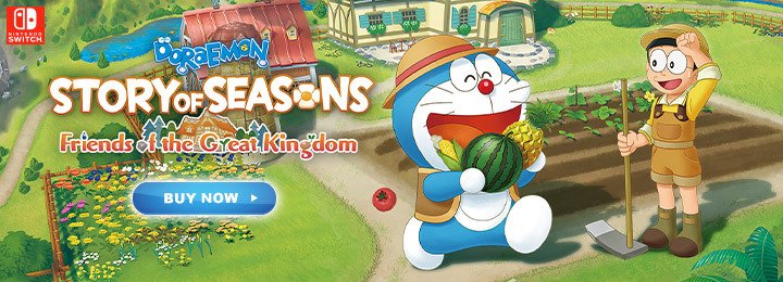 Doraemon: Story of Seasons - Friends of the Great Kingdom, Doraemon, Doraemon: Story of Seasons, Nintendo Switch, Switch, PS5, PlayStation 5, Bandai Namco, gameplay, features, release date, price, trailer, screenshots, update, DLC, downloadable content, The Life of Insects