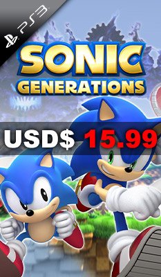 Sonic Generations (Essentials) Sega
