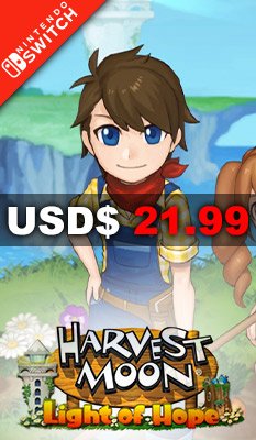 Harvest Moon: Light of Hope [Special Edition] 
Rising Star Games
