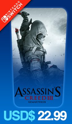 Assassin's Creed III Remastered Ubisoft 