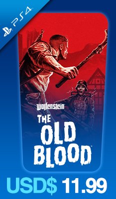 Wolfenstein: The Old Blood (Spanish Cover) Bethesda 