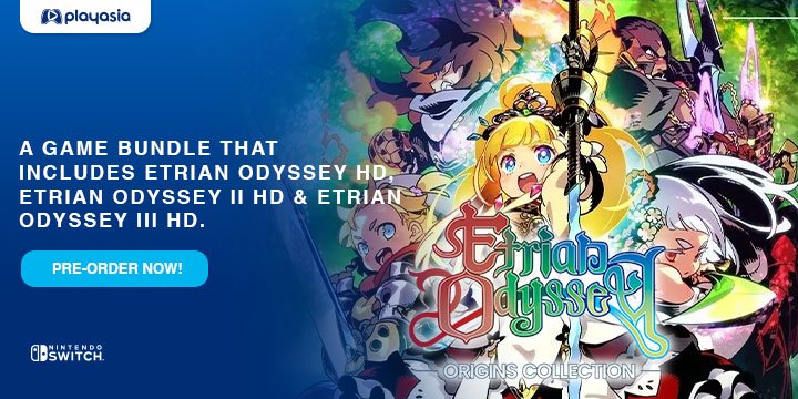 Etrian Odyssey Origins Collection, Etrian Odyssey Origin Collection, Etrian Odyssey I, II, III HD Remaster, Etrian Odyssey HD Remaster, Etrian Odyssey HD, Etrian Odyssey Remaster, Etrian Odyssey Remastered, Etrian Odyssey, Switch, Nintendo Switch, release date, trailer, screenshots, pre-order now, game overview, Asia, Japan, Physical Edition