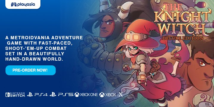 The Knight Witch [Deluxe Edition], The Knight Witch Deluxe Edition, The Knight Witch, Nintendo Switch, Switch, PS4, PS5, PlayStation 4, PlayStation 5, Xbox One, Xbox Series, release date, price, trailer, screenshots, features, Europe, Team 17