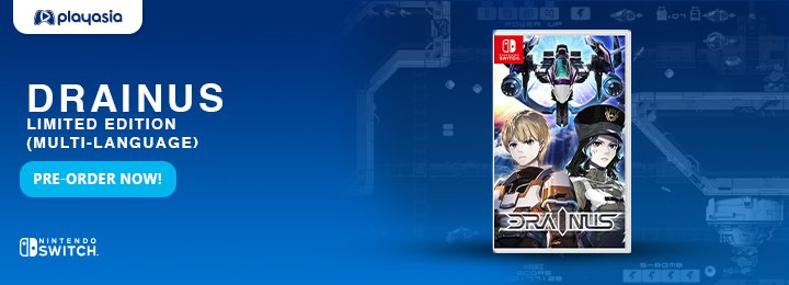 DRAINUS (Multi-Language), DRAINUS, Drainus Multi-language, Switch, Nintendo Switch, release date, trailer, screenshots, pre-order now, game overview, Japan, Physical Edition, Features, Standard Edition, Limited Edition, DRAINUS-ドレイナス, ドレイナス
