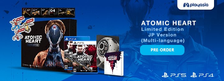 Atomic Heart, Atomic Heart (Multi-Language), Atomic Heart [Limited Edition] (Multi-Language), Atomic Heart Limited Edition, XSX, Xbox Series X, PS4, PS5, PlayStation 4, PlayStation 5, Asia, US, Europe, North America, Japan, gameplay, release date, price, trailer, screenshots, features, Multi-language, Limited Edition, Standard Edition, pre-order now, gameplay overview trailer