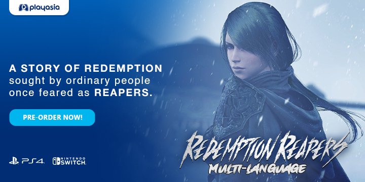 Redemption Reapers (Multi-Language) [Japanese Cover], Redemption Reapers, Redemption Reaper, Redemption Reapers (Multi-Language), PlayStation 4, Switch, Nintendo Switch, PS4, release date, trailer, screenshots, pre-order now, features, Asia, Physical Edition, Asia English