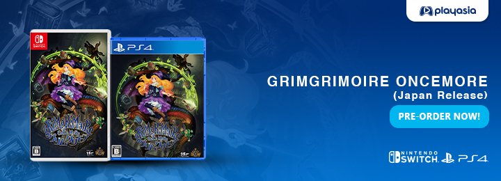 GrimGrimoire OnceMore, PlayStation 4, Nintendo Switch, Switch, PS4, Nippon Ichi Software, Nippon Ichi, Japan, gameplay, features, release date, price, trailer, screenshots, update, Western release, PS5, PlayStation 5, update, demo, US, Europe