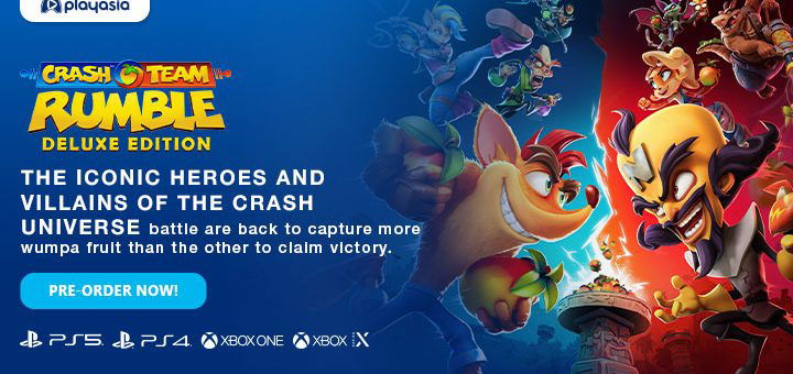 Crash Team Rumble [Deluxe Edition], Crash Team Rumble Deluxe Edition, Crash Team Rumble: Deluxe Edition, Crash Team Rumble, PlayStation 4, PS5, PlayStation 5, PS4, XONE, Xbox One, XSX, Xbox Series X, Activision, Toys For Bob, release date, trailer, screenshots, pre-order now, features, US, North America, Europe, Australia