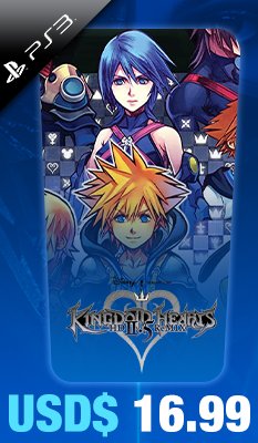 Kingdom Hearts HD 2.5 ReMIX (Greatest Hits) 
Square Enix
