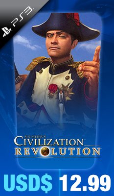 Sid Meier's Civilization Revolution (Greatest Hits) 
Take-Two Interactive
