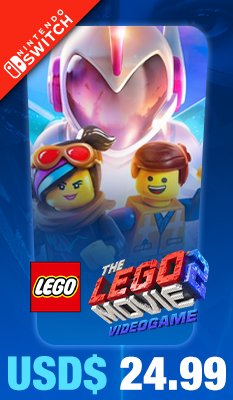 The LEGO Movie 2 Videogame 
Warner Home Video Games
