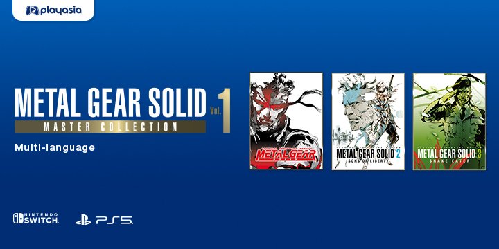 Metal Gear Solid: Master Collection Vol.1 (nintendo Switch), Nintendo  Switch, Electronics
