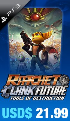 Ratchet & Clank: Tools of Destruction (Essentials) 
Sony Computer Entertainment
