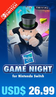 Hasbro Game Night for Nintendo Switch 
Ubisoft
