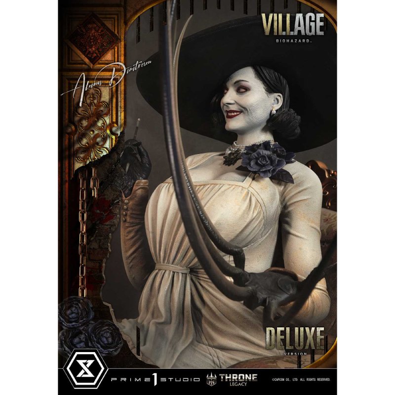Throne Legacy Resident Evil Village 1/4 Scale Statue: Alcina Dimitrescu Deluxe Version Prime 1 Studio