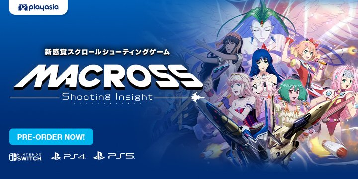 Macross: Shooting Insight, PlayStation 5, Nintendo Switch, PS5, Switch, Japan, BushiRoad, gameplay, features, release date, price, trailer, screenshots, マクロス -Shooting Insight-, PlayStation 4, PS4