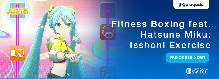 Fitness Boxing, Hatsune Miku, Fitness Boxing feat. Hatsune Miku: Isshoni Exercise, Imagineer, Nintendo Switch, Switch, Misc, Japan, gameplay, features, release date, price, trailer, screenshots