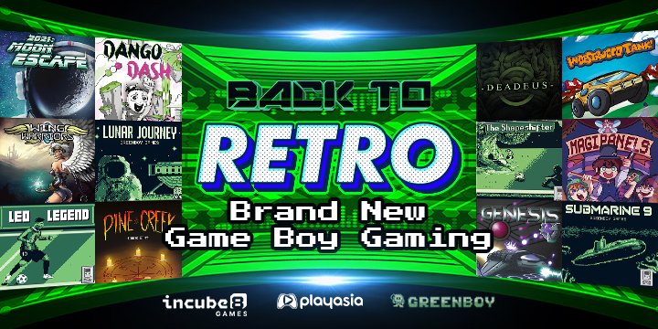 Incube8, Incube8 Games, Greenboy, Gameboy Advance, Gameboy, Game Boy Color, retro games
