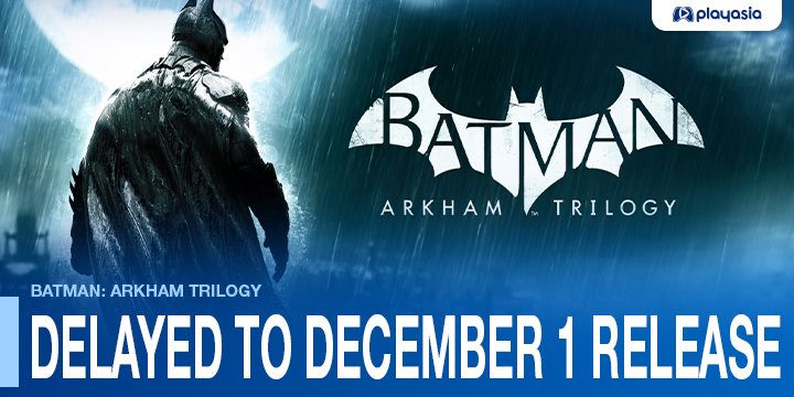 Batman: Arkham Trilogy, Batman, Warner Bros., Nintendo Switch, Switch, US, Europe, gameplay, features, release date, price, trailer, screenshots, Japan, Asia, update, delayed