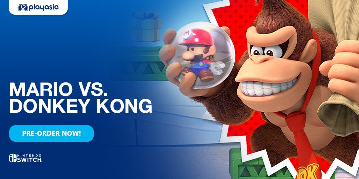 Mario vs. Donkey Kong, Mario, Donkey Kong, Nintendo Switch, Switch, US, Europe, Japan, Asia, gameplay, features, release date, price, trailer, screenshots 