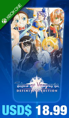 Tales of Vesperia [Definitive Edition] 
Bandai Namco Games