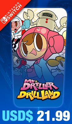 Mr. Driller DrillLand (Code in a Box) Bandai Namco Games