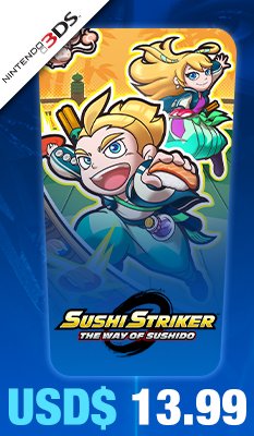 Sushi Striker: The Way of Sushido Nintendo