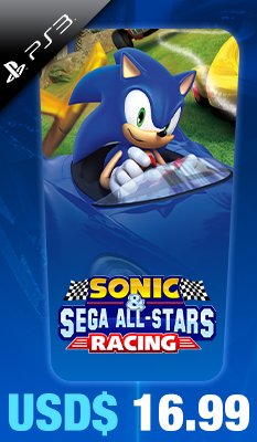 Sonic & Sega All-Stars Racing (Essentials) Sega