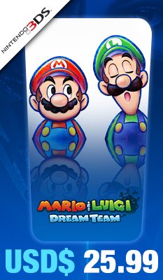 Mario & Luigi: Dream Team (MDE) Nintendo