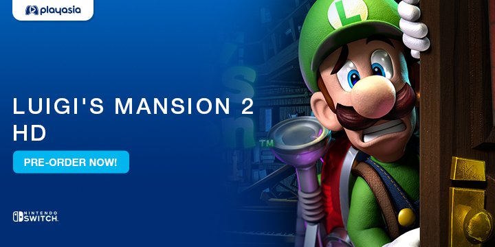 Luigi's Mansion 2 HD, Luigi's Mansion 2, Nintendo, Nintendo Switch, US, Europe, Japan, Asia, gameplay, features, release date, price, trailer, screenshots