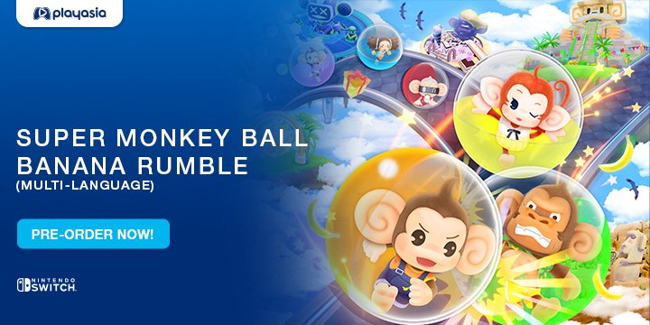 Super Monkey Ball Banana Rumble, Super Monkey Ball, Nintendo Switch, Switch, Sega, US, Japan, Asia, gameplay, features, release date, price, trailer, screenshots