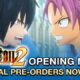 Fairy Tail, Fairy Tail 2, Koei Tecmo, US, Europe, Japan, Asia, PS5, PS4, Switch, PlayStation 5, PlayStation 4, Nintendo Switch, gameplay, features, release date, opening movie, digital pre-orders