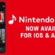 Nintendo, Nintendo Music, Nintendo Switch Online, iOS, Android