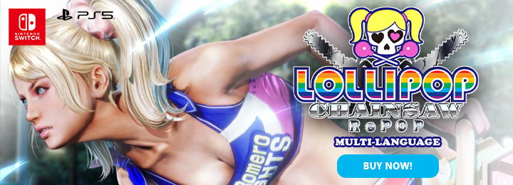 Lollipop Chainsaw RePOP, Multi-language, Dragami Games, PlayStation 5, PS5, Nintendo Switch, Switch, Japan, gameplay, features, release date, price, trailer, screenshots, ロリポップチェーンソーRePOP, Lollipop Chainsaw Remake, update, big content 