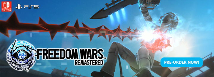 Freedom Wars Remastered, Freedom Wars, Bandai Namco, PlayStation 5, PS5, Nintendo Switch, Switch, Japan, Asia