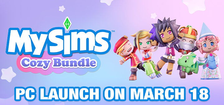 MySims: Cozy Bundle, MySims, Sims, EA, Electronic Arts, Nintendo Switch, Switch, US, Europe, Japan, update, PC