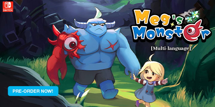 Meg's Monster, multi-language, Nintendo Switch, Switch, Japan, gameplay, features, release date, price, trailer, screenshots
