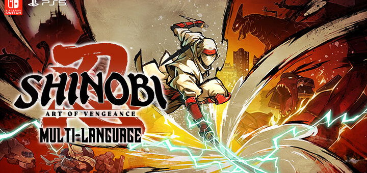 Shinobi: Art of Vengeance, multi-language, Sega, Japan, Nintendo Switch, Switch, PlayStation 5, PS5, pre-order, features, release date, price, trailer, screenshots