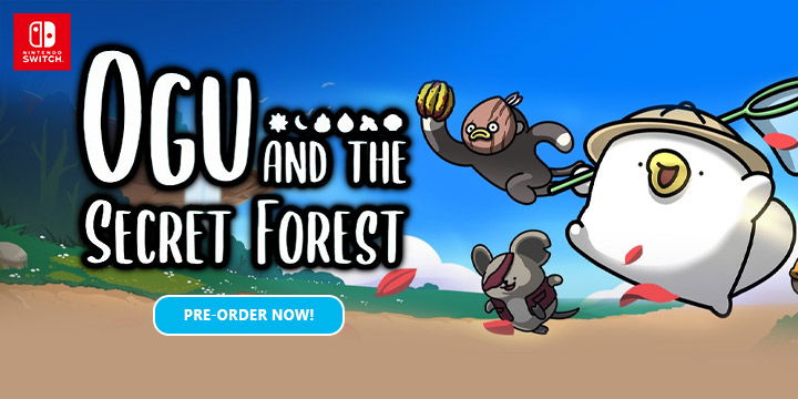 Ogu and the Secret Forest, Justdan,  SHINSEGAE I&C INC., Asia, Japan, Nintendo Switch, Switch, gameplay, features, release date, price, screenshots, standard, deluxe