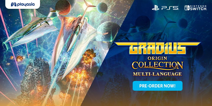 Gradius Origin Collection, Nintendo Switch, PlayStation 5, PS5, Switch, Japan, Konami, Japan, pre-order