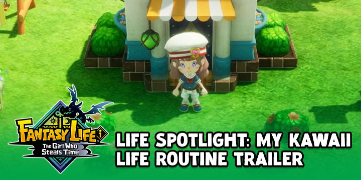 Fantasy Life i: The Girl Who Steals Time, Nintendo Switch, Switch, Japan, Level 5, gameplay, features, release date, price, trailer, screenshots, PS5, PlayStation 5, update, Life Spotlight: My Kawaii Life Routine