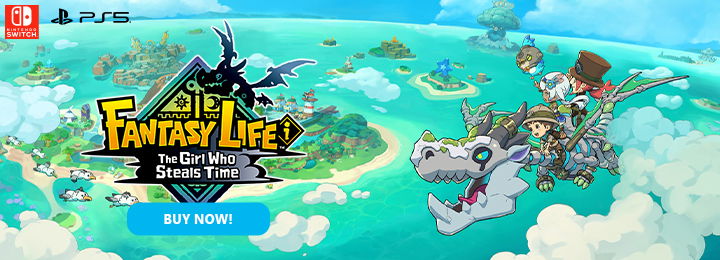 Fantasy Life i: The Girl Who Steals Time, Nintendo Switch, Switch, Japan, Asia, Level 5, gameplay, features, release date, price, trailer, screenshots, update, DLC, Update the World 
