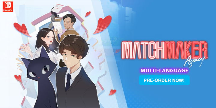 MatchMaker Agency, SoftSource, Nintendo Switch, Switch, Japan, Asia, multi-language, gameplay, features, release date, price, trailer, screenshots