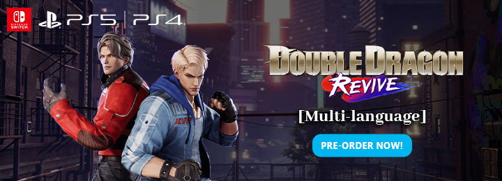 Double Dragon Revive, Double Dragon, PS5, PS4, PlayStation 5, PlayStation 4, Asia, multi-language, pre-order, Nintendo Switch, Switch