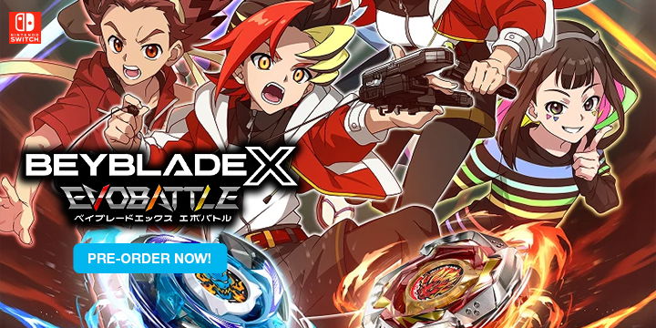 Beyblade X: EVOBATTLE, Nintendo Switch, Switch, Japan, FuRyu, ベイブレードX　エボバトル, Beyblade