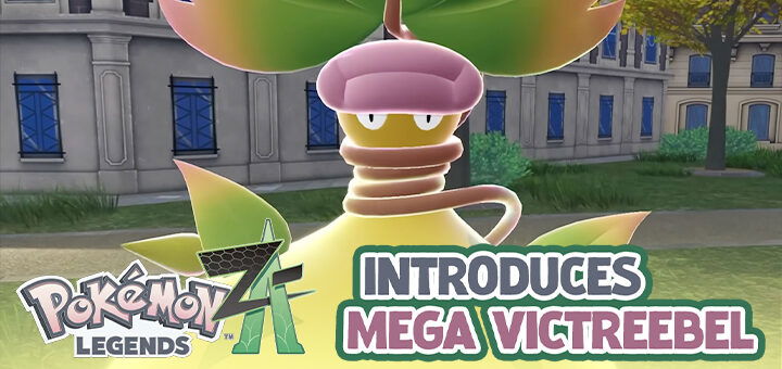Pokemon Legends Z-A, Pokemon, The Pokemon Company, Nintendo, Nintendo Switch, Switch, Switch 2, NSW2, NSW, Nintendo Switch 2, release date, Mega Victreebel
