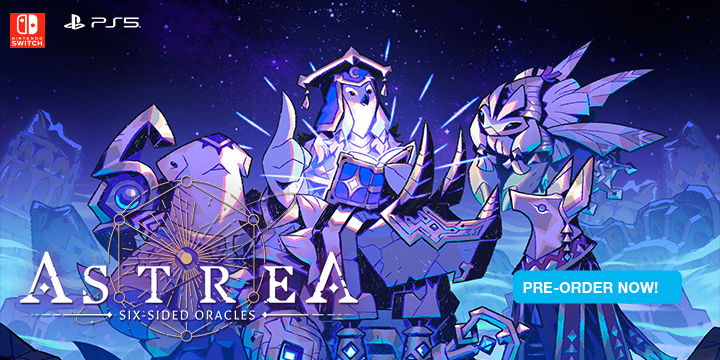 Astrea: Six-Sided Oracles, Soft Source, PlayStation 5, Nintendo Switch, PS5, Switch, Japan, multi-language, pre-order