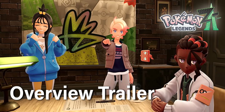 Pokemon Legends Z-A, Pokemon, The Pokemon Company, Nintendo, Nintendo Switch, Switch, Switch 2, NSW2, NSW, Nintendo Switch 2, release date, overview trailer