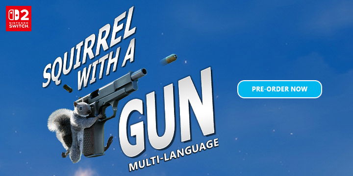 Squirrel with a Gun, Nintendo Switch 2, Switch 2, NSW2, US, Europe, Maximum Entertainment, Maximum Games
